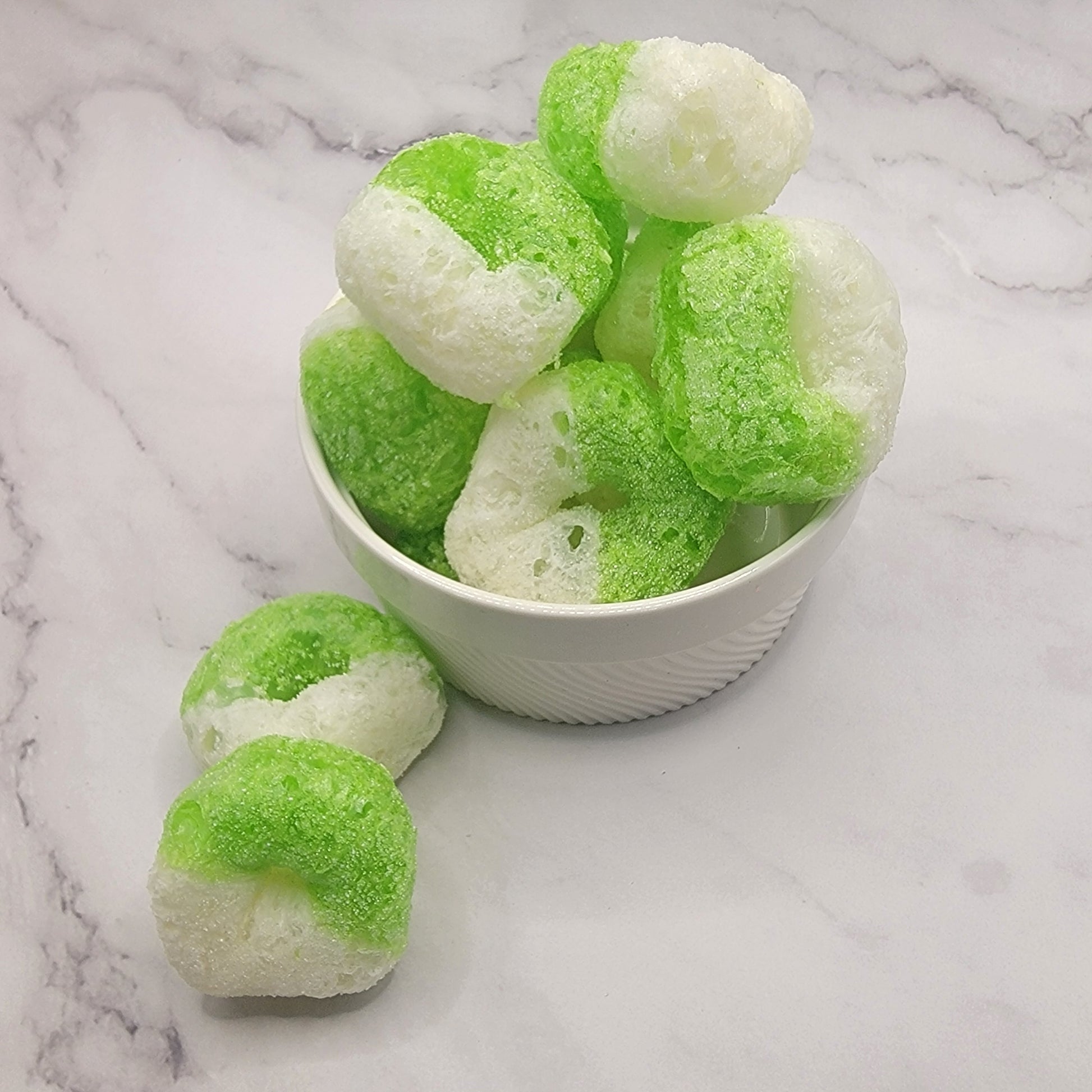 Anneaux à la pomme verte Lyophilisés