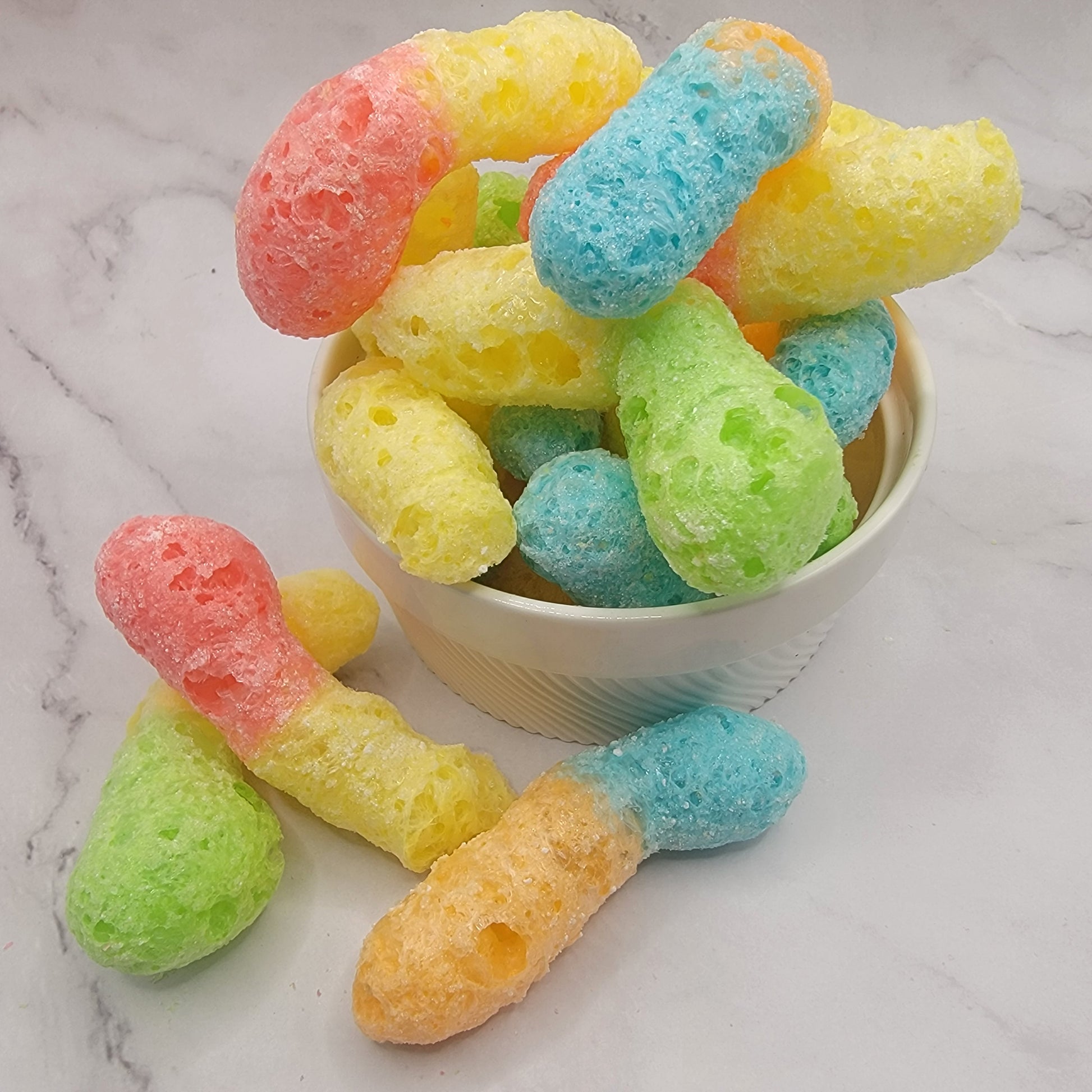 Bonbons Vers Surettes Lyophilisés
