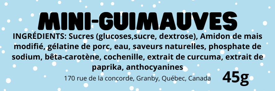 Mini Guimauves Lyophilisés