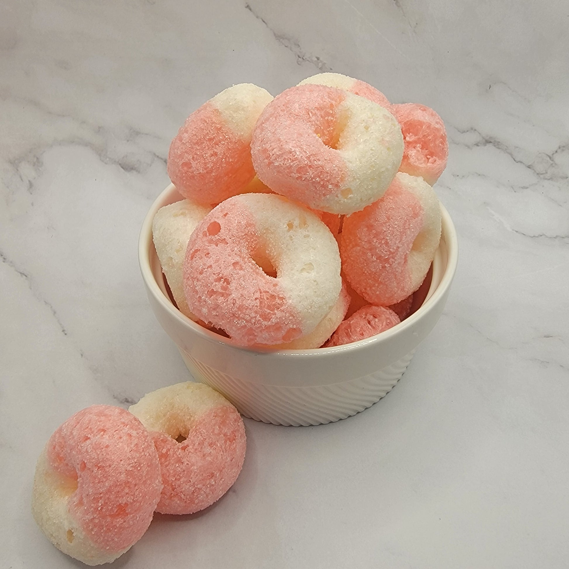 Anneaux au melon d'eau Lyophilisés