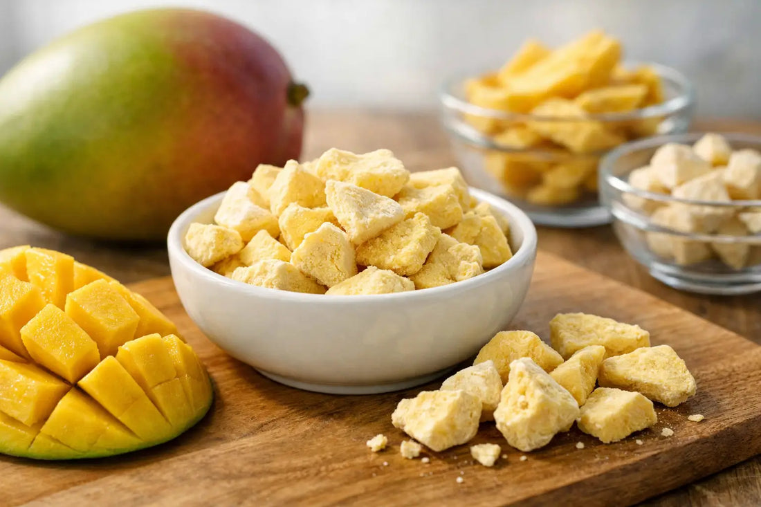 Test mangue lyophilisée, le verdict croquant
