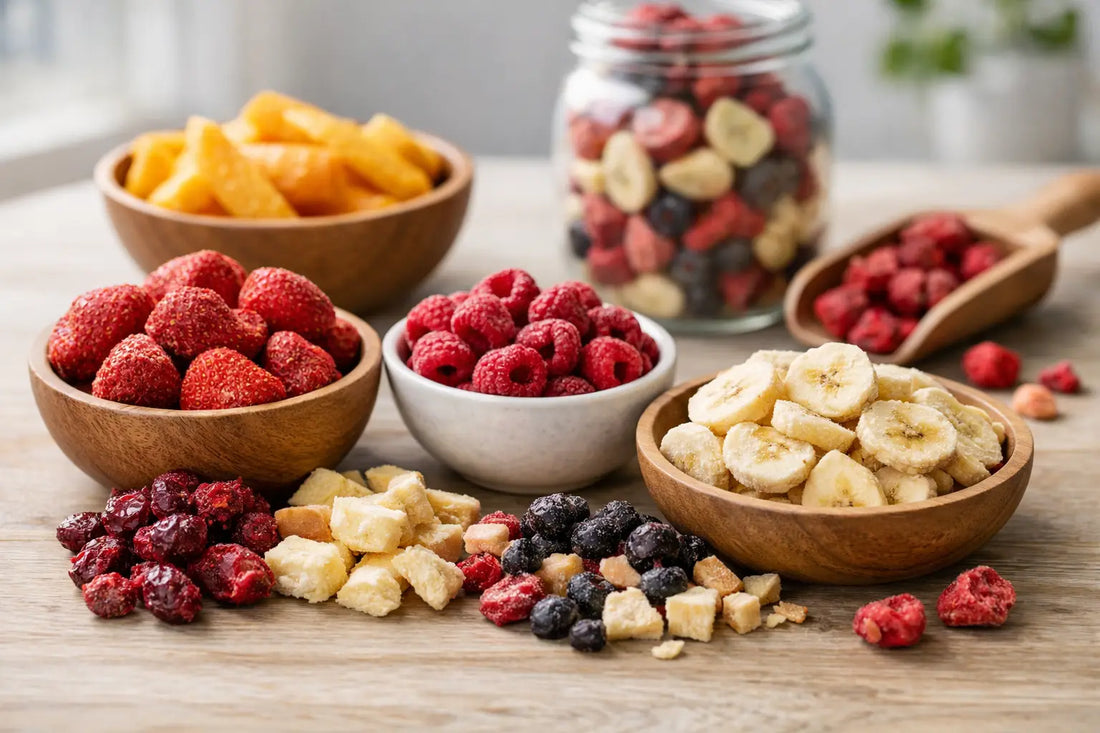 Guide achat fruits lyophilisés: bien choisir