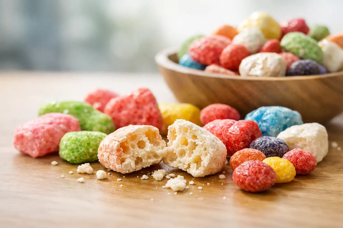 Pourquoi les bonbons lyophilisés croquent