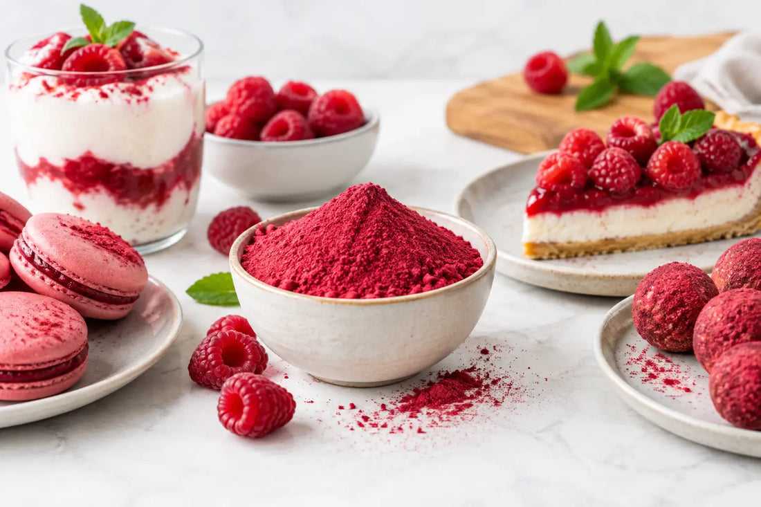 8 idées gourmandes avec la poudre de framboise