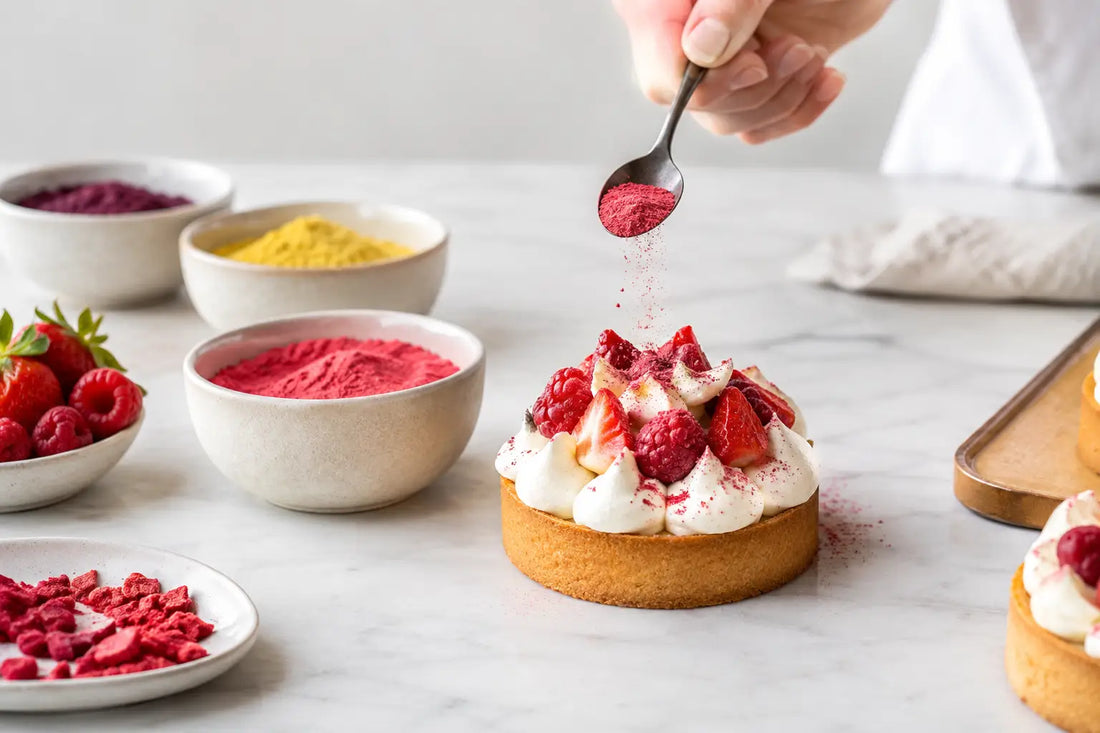 Comment doser la poudre fruitée en pâtisserie