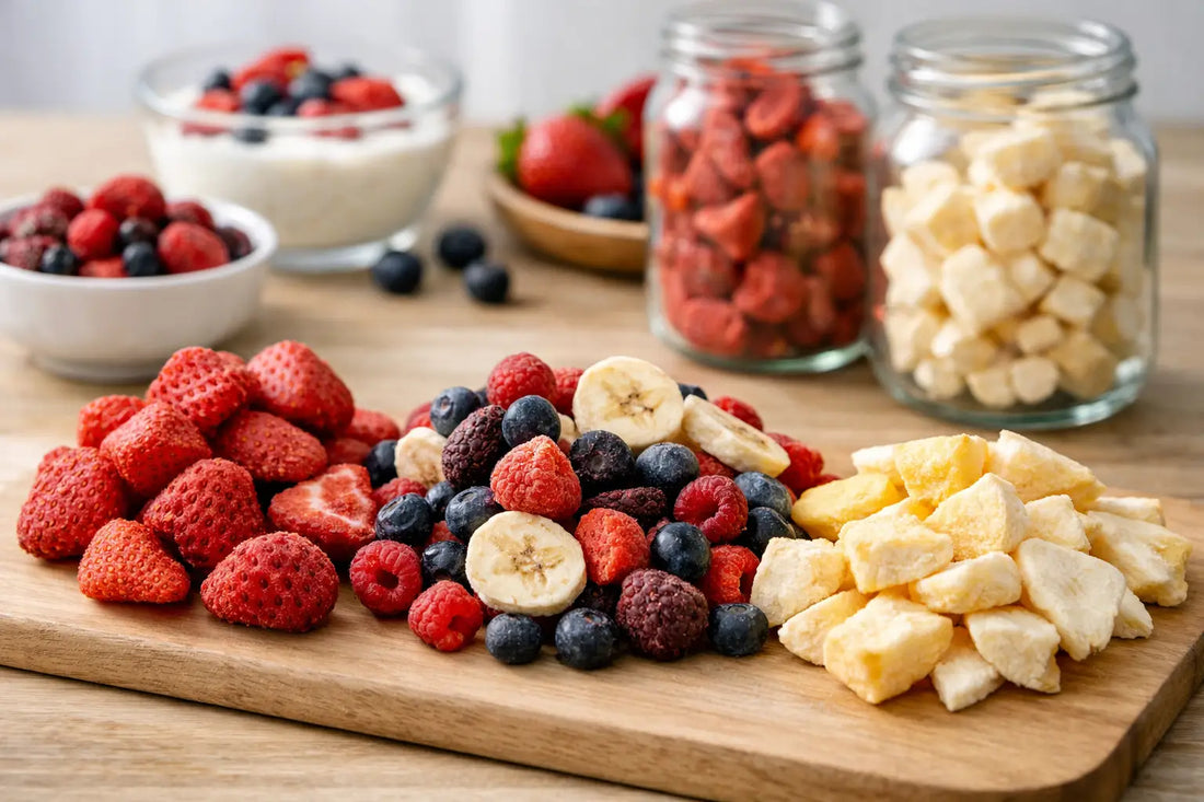 Guide fruits lyophilisés nutrition
