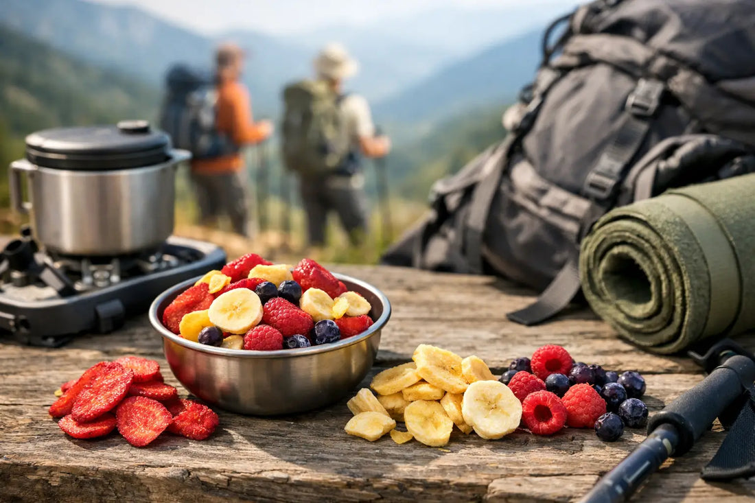 Fruits lyophilisés pour randonnée: bon choix?