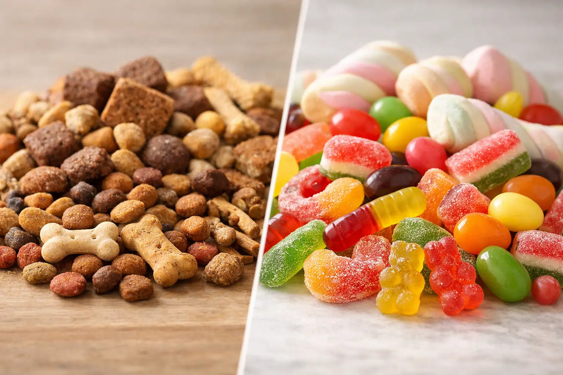 Friandises croquantes vs bonbons mous
