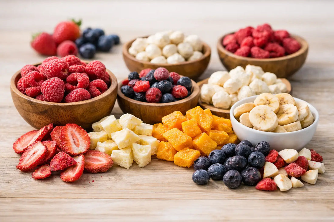 Guide des saveurs de fruits lyophilisés populaires