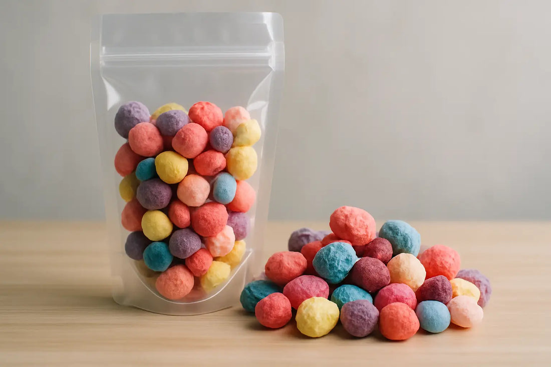 Bonbons lyophilisés faits au Québec: le vrai goût
