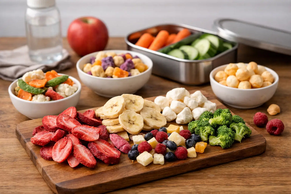 12 meilleures collations lyophilisées pour lunch