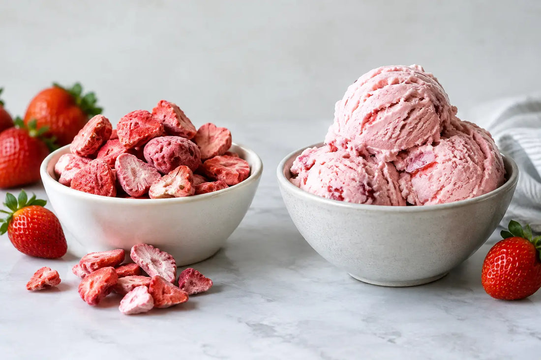 Glace lyophilisée versus crème glacée : laquelle choisir ?