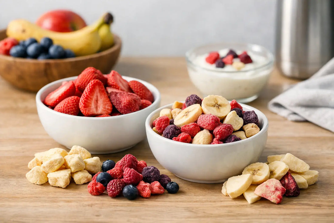 Fruits lyophilisés collation: bon ou gadget ?