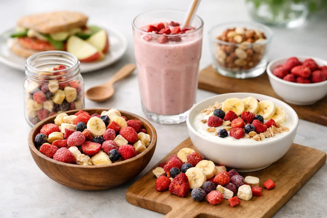 Comment manger des fruits lyophilisés au quotidien