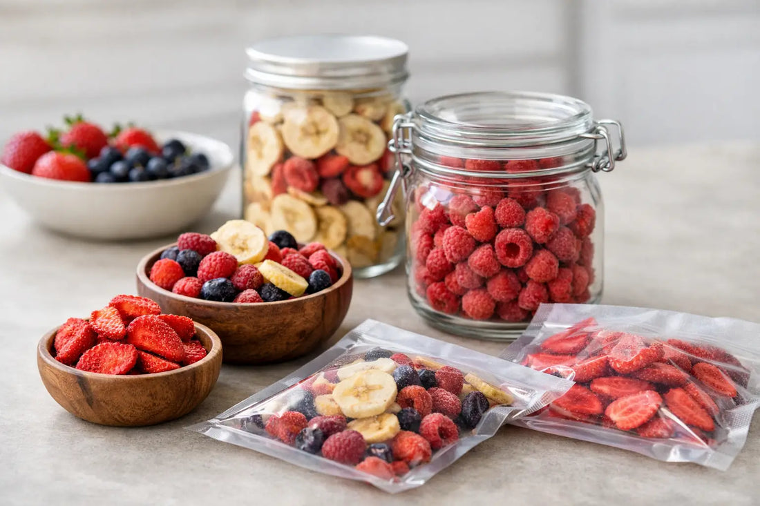 Comment conserver des fruits lyophilisés