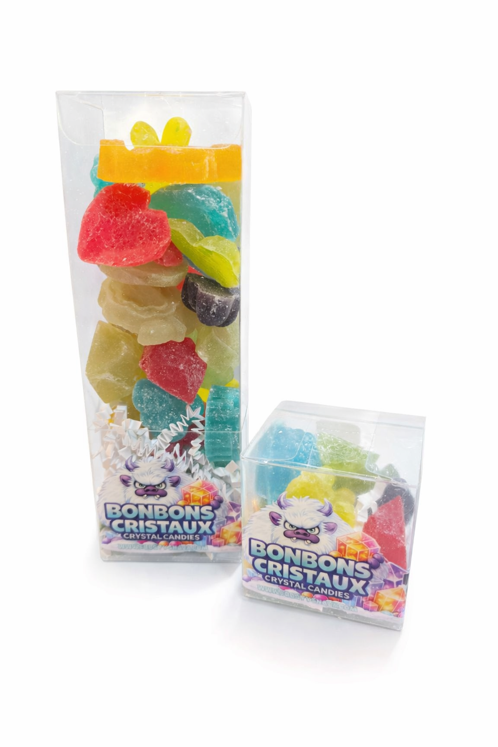 Bonbons Crystaux / Cristals Candy / Frosty Mix / Boite mini cristaux/ Mixed Shape